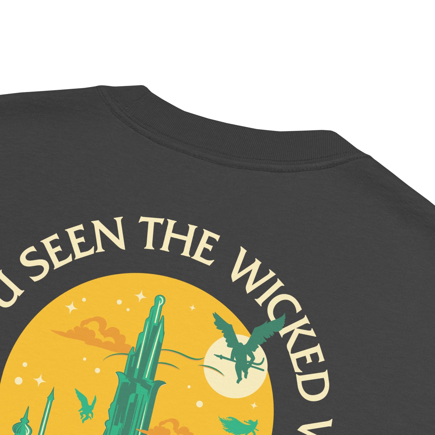 Wicked: For Good Oversized Faded T-Shirt - "Have You Seen the Wicked Witch?"
