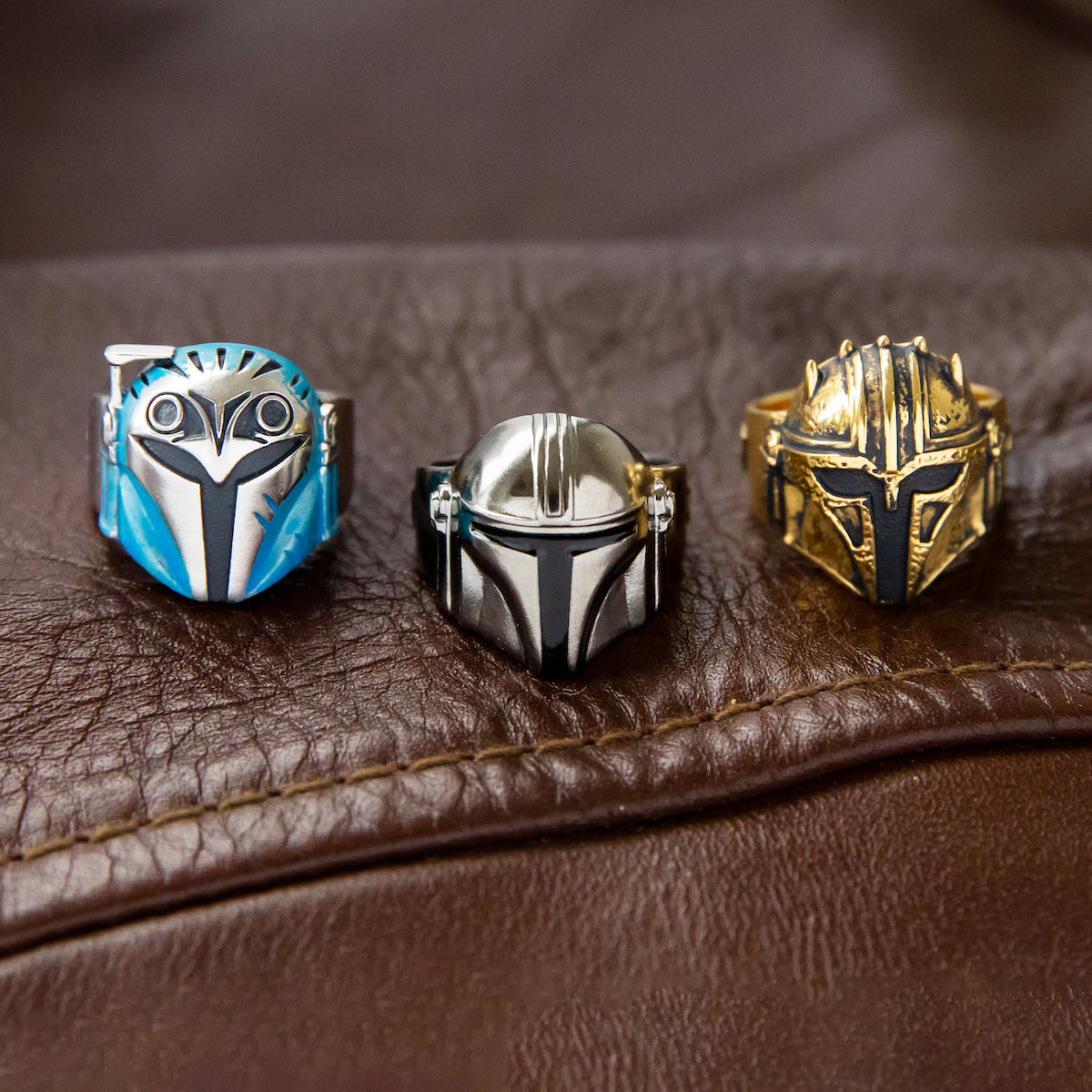 Star Wars x RockLove Bo-Katan Kryze Helmet Sterling Silver Ring