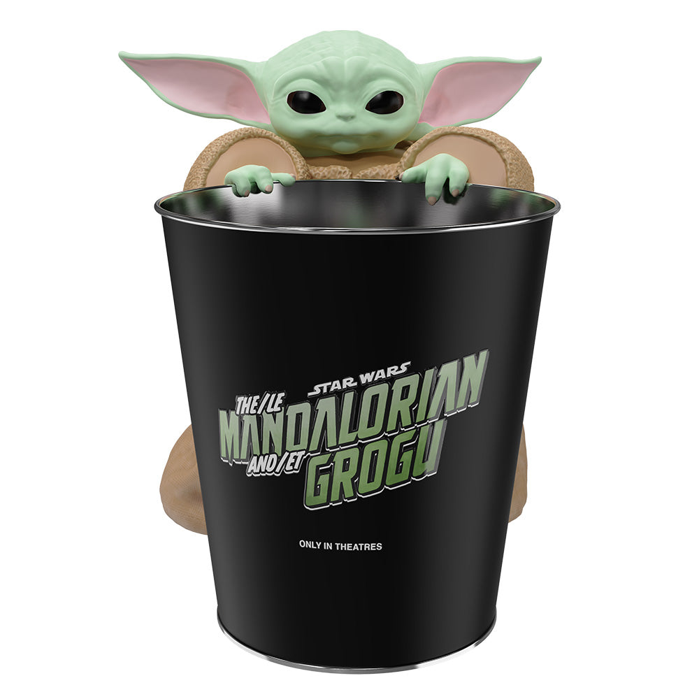 The Mandalorian & Grogu Grogu with Tin Bucket-3