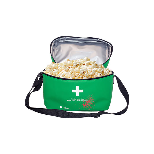 Close-up detail of the durable polyester material and tactical accents on the Resident Evil bucket