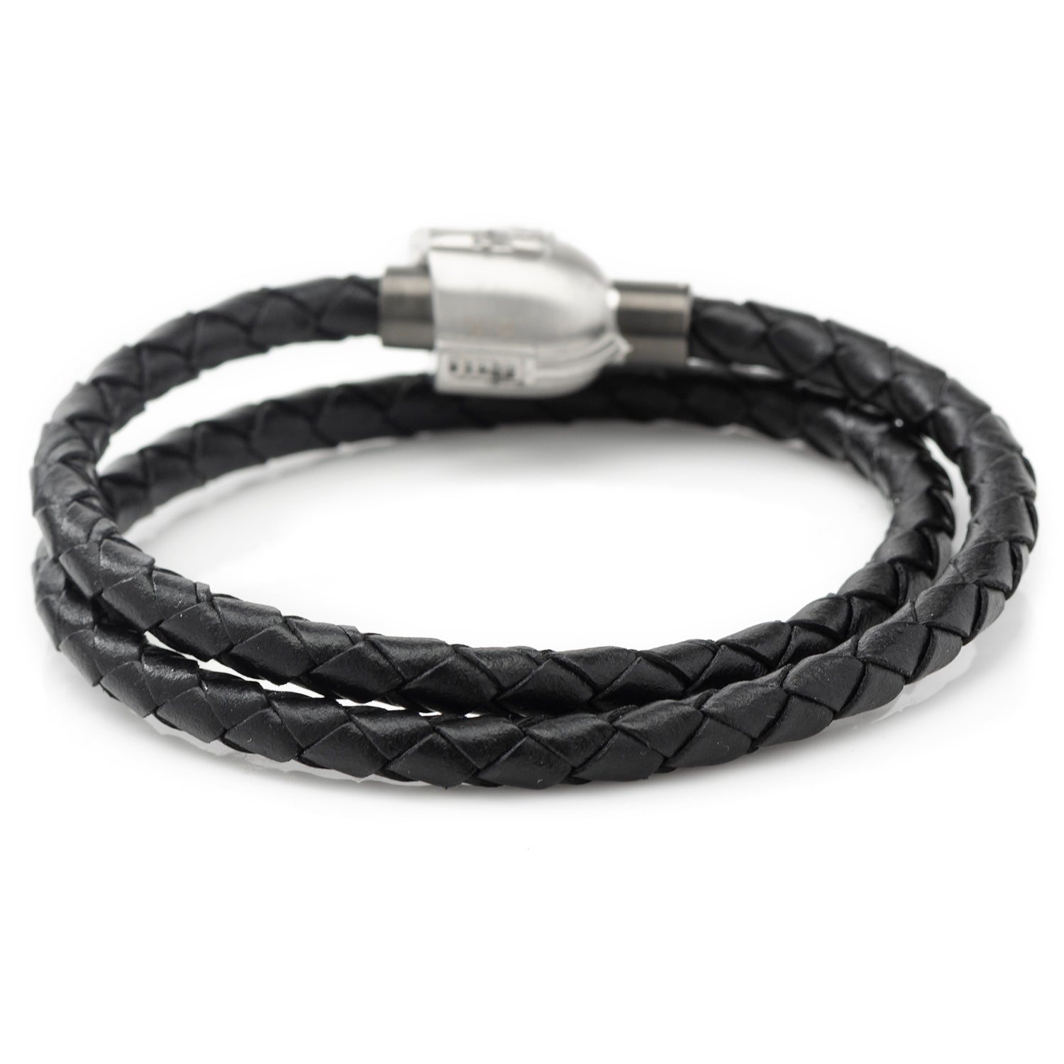 Star Wars The Mandalorian double wrap bracelet shown on a plain background