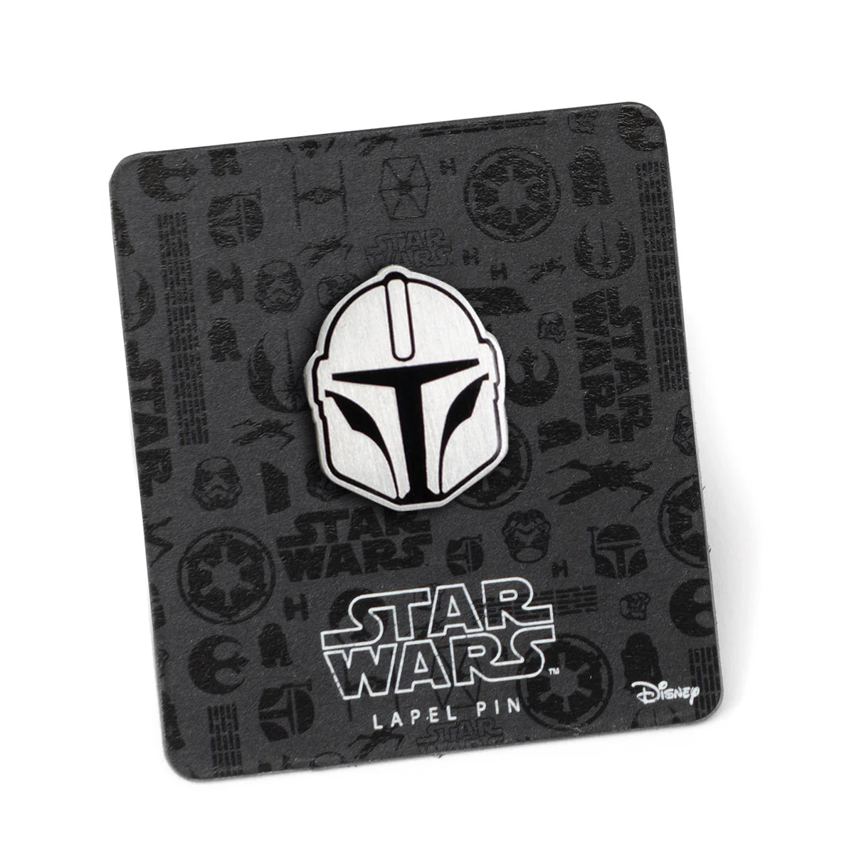 Star Wars The Mandalorian Mando Helmet Plated Metal Lapel Pin