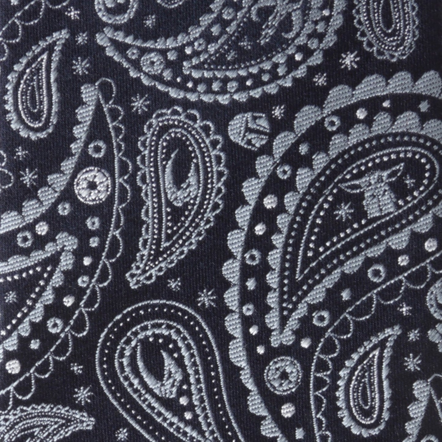 Star Wars silk tie rolled up showcasing the refined fabric and color