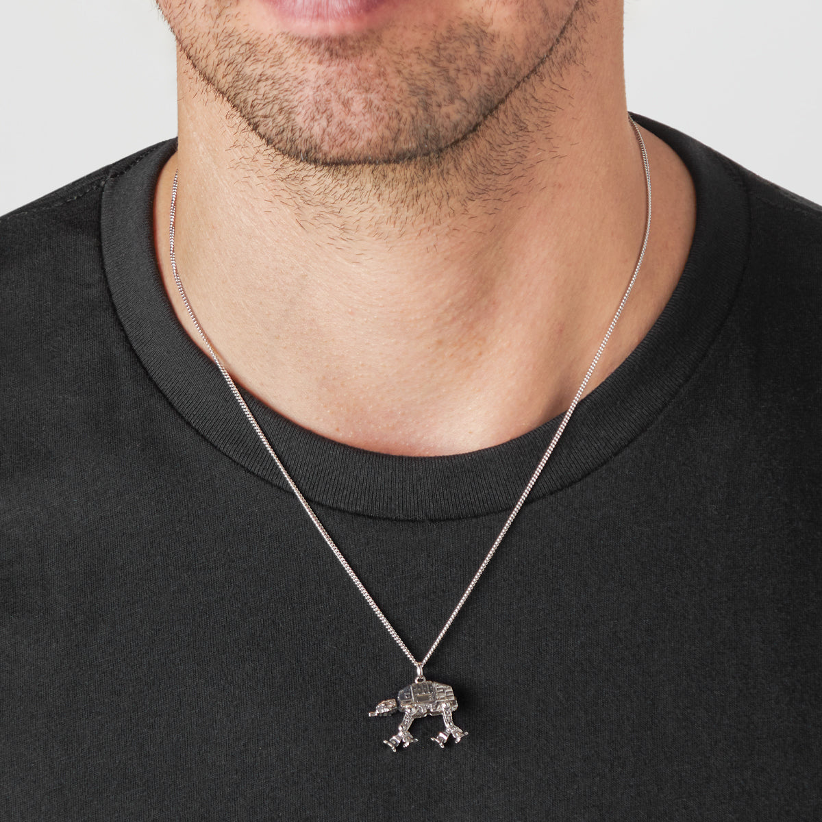 Back view of the solid sterling silver Imperial Walker jewelry