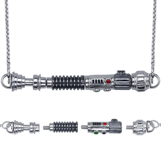 Star Wars x RockLove Duty and Resolve Lightsaber Necklace in collector packaging
