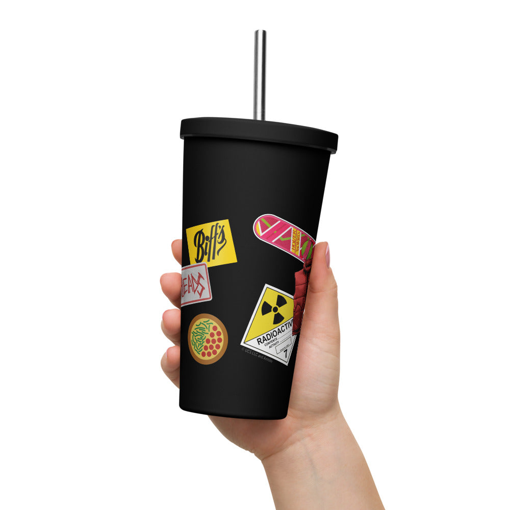 Back to the Future Stainless Steel Tumbler - 40th Anniversary