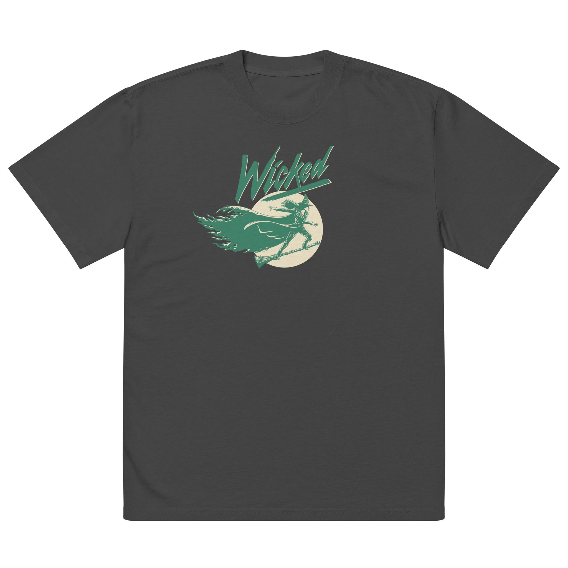Wicked: For Good Oversized Faded T-Shirt - "Have You Seen the Wicked Witch?"