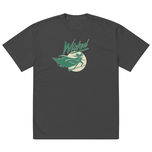 Wicked: For Good Oversized Faded T-Shirt - "Have You Seen the Wicked Witch?"