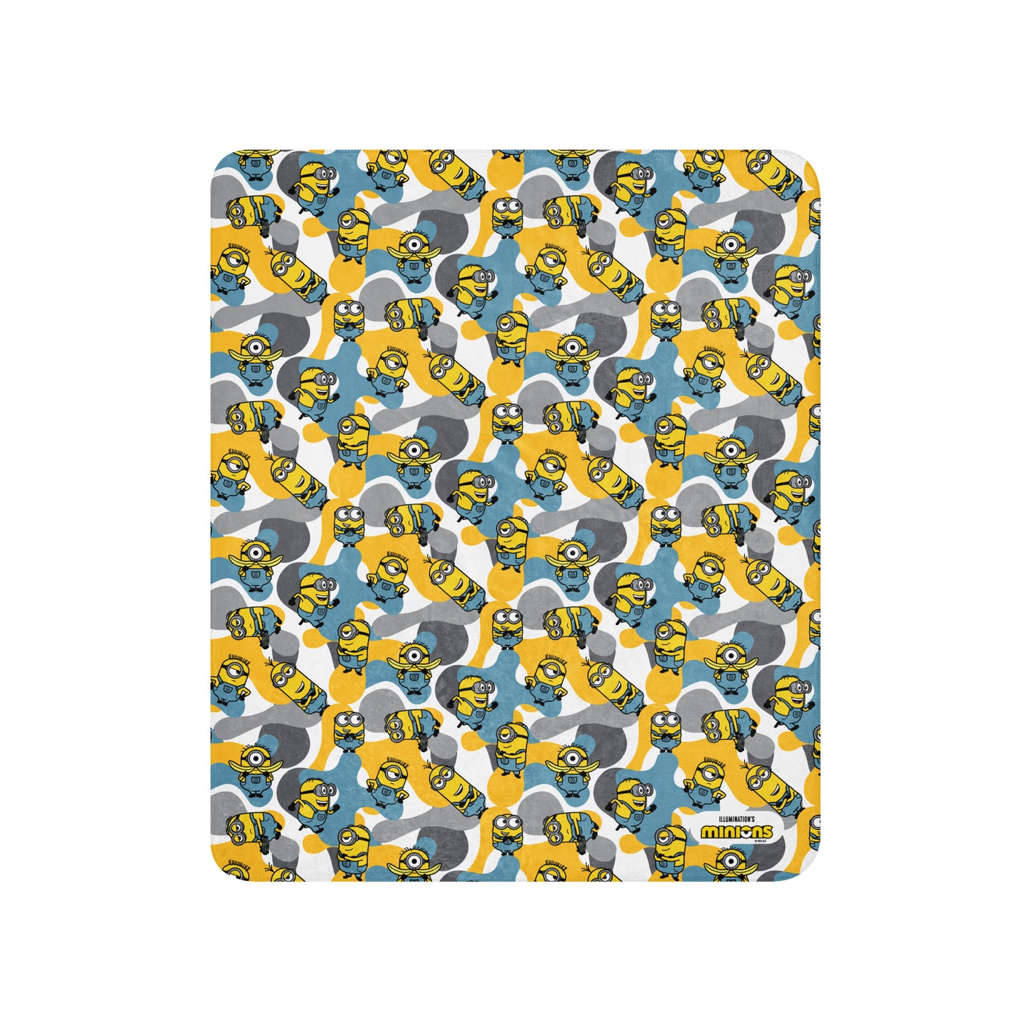 Minions Sherpa Blanket Camo