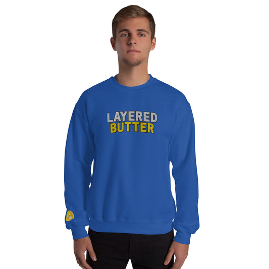 Cineplex Embroidered Sweatshirt Layered Butter