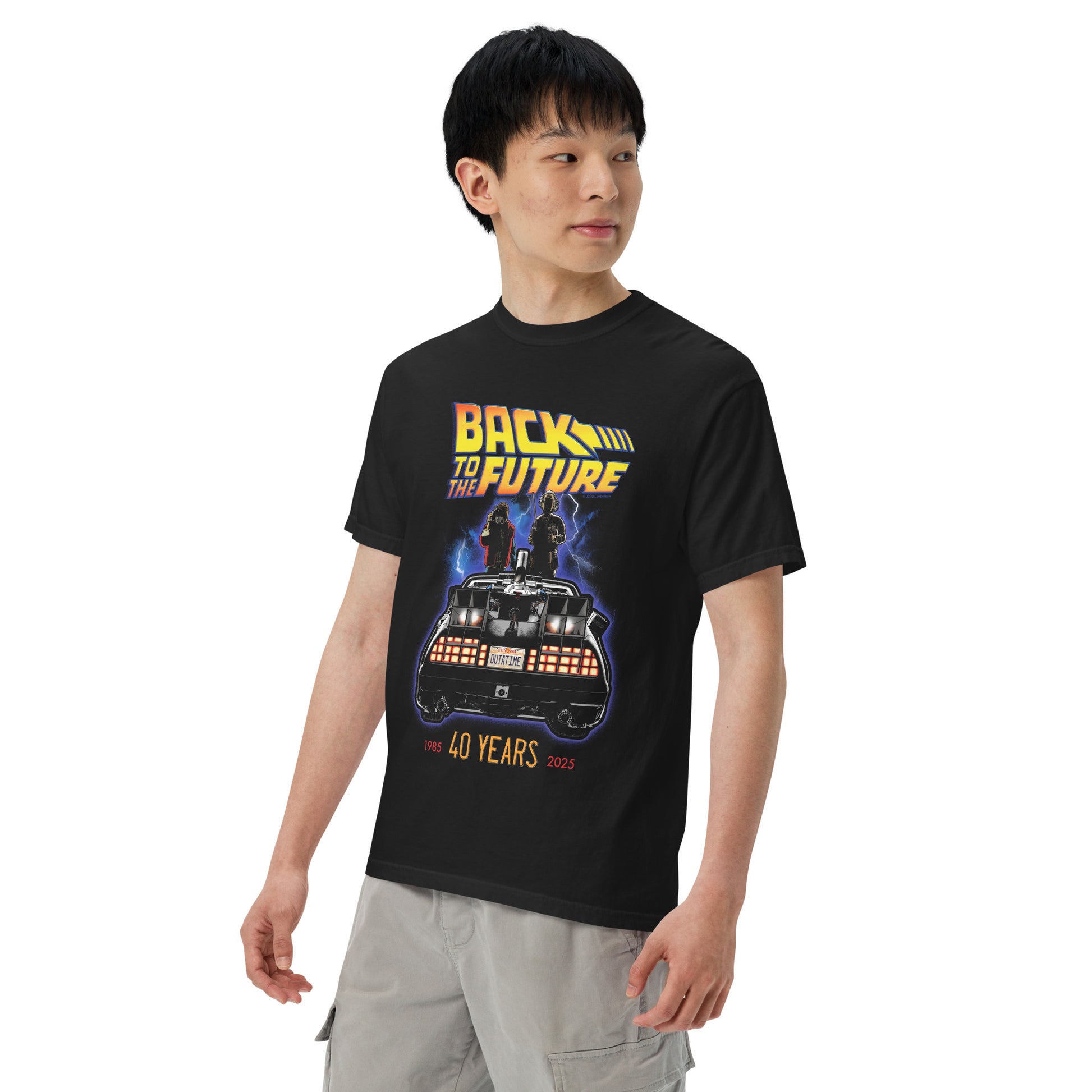 ZURÜCK IN DIE ZUKUNFT BACK TO THE FUTURE Grau T-Shirt -076_Grau ZURÜCK IN DIE ZUKUNFT BACK TO THE FUTURE Grau T-Shirt -076_Grau
