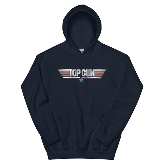Top gun logo hoodie - navy
